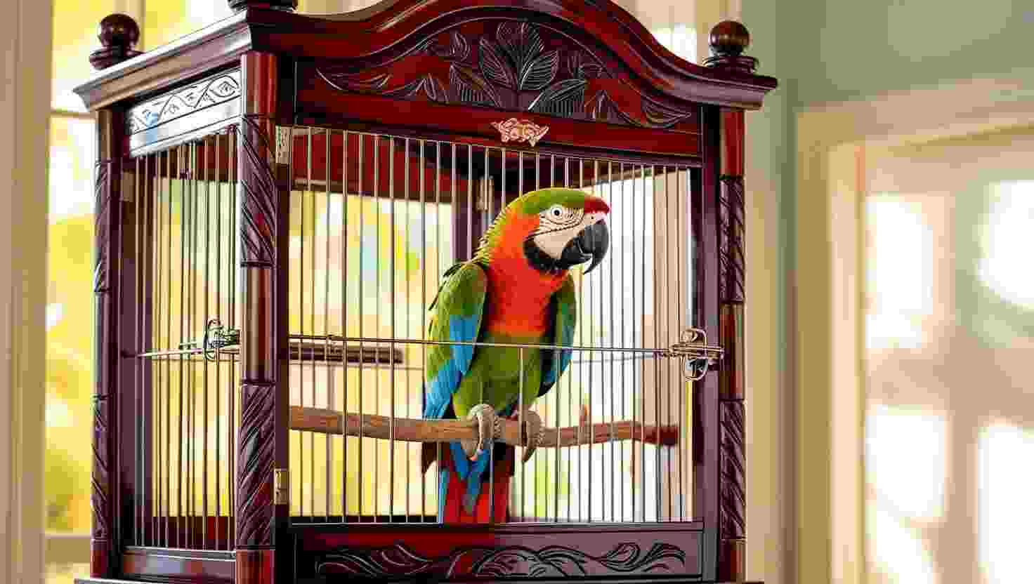 parrot cage