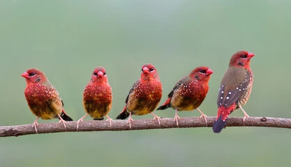 Strawberry Finch Bird