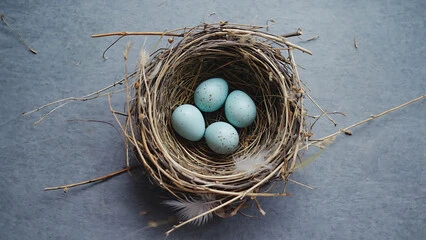 Blue Speckled Bird Eggs