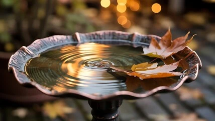 Copper Bird Bath